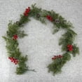 thumbnail image 5 of Decoración navideña, agujas de pino, hojas de ciprés, hojas de pino, acebo, cola de perro, simulación, puerta colgante, ratán, nieve, escarcha, 5 of 5