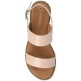 thumbnail image 5 of Journee Womens Lavine Multi Strap Flat Sandals, 5 of 9