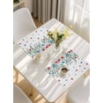 thumbnail image 5 of 4th of July Placemats Set of 6, Independence Day Star Leaves Gray Plaid Placemats for Dining Table, Place Mats for Kitchen Tabletop, Waterproof Wipeable Dining Table Mats Set, 5 of 9