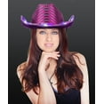 thumbnail image 5 of Light up LED Flashing Sequin Cowboy Hat (Purple) – Sparkly Glitter Cowgirl Hat for Disco, Birthday, Party by PartyGlowz, 5 of 7