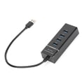 thumbnail image 1 of USB 3.0 HUB, ABS 5Gbps Intelligent Rappel USB Port Expander pour / OS X / pour n'Importe Où, 1 of 8
