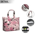 thumbnail image 3 of Flower Women's Large Weekend Travel Bag Moving Canvas Handbag Thick Double Layer Beach Weekend Travel Unisex Hospital Maternity Delivery with Toiletry Waterproof, 3 of 5