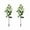 White, variant on Feltree Solar Powered 5 Heads Rose Flower Lights for Outdoor Garden, Patio, Lawn - Waterproof Decorative Ground Plug Holiday & Party Decor