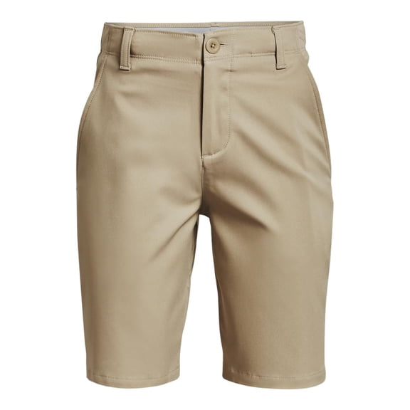 Pantalones cortos Under Armour Showdown Barley/Halo Gray XS para niños