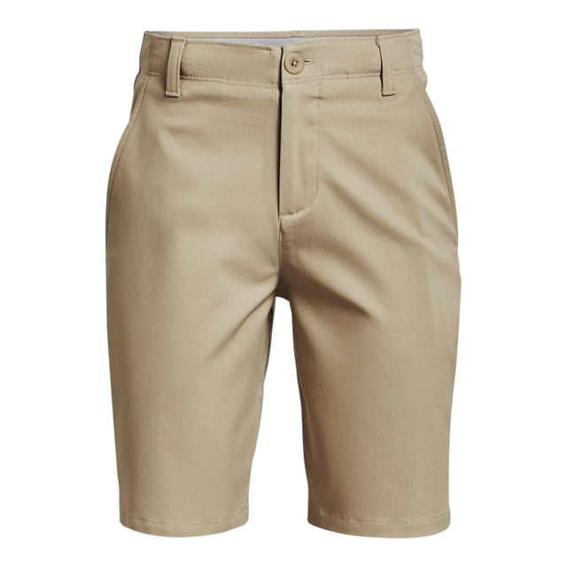 Pantalones cortos Under Armour Showdown Barley/Halo Gray XS para niños
