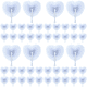 thumbnail image 1 of Abanico Plegable Con Forma Corazón 12 Uds. Papel en Blanco para Pintura DIY Boda Color, 1 of 4