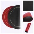 thumbnail image 2 of Unique Bargains Faux Leather Placemats for Kitchen Washable Table Placemats 6pk Black Red, 2 of 7