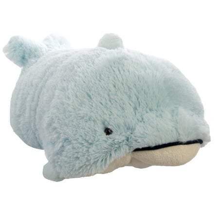As Seen on TV Pet Pee Wee Squeaky Dolphin 11" Pillow, 1 Each