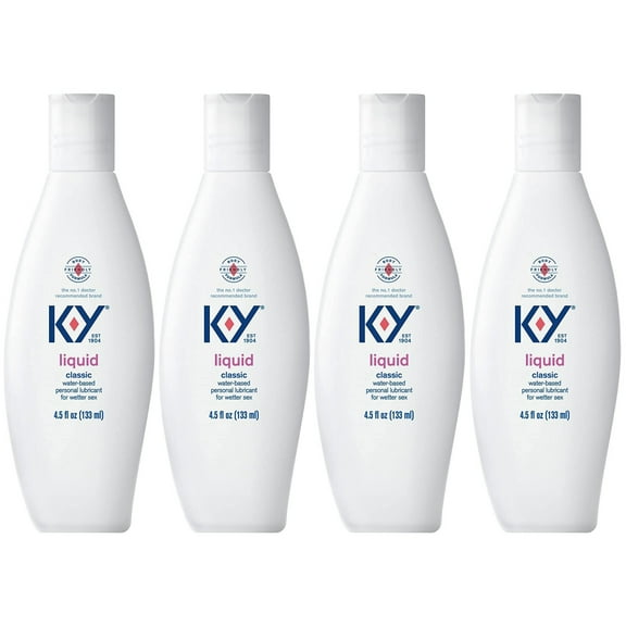 K-Y Liquid Lubricant 5 oz (Pack of 4)
