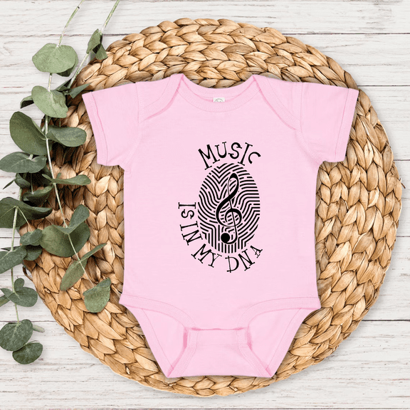 Music Baby Bodysuit, Music in My DNA Infant Outfit, Newborn Gift