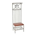 thumbnail image 5 of IN Room Furniture Designs Transitional Metal Hall Tree in Brushed Copper, 5 of 5