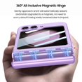 thumbnail image 4 of Samsung Series | Galaxy Z Flip Series Magnetic Hinge Frosted Phone Case, iPhone 13 Pro Max, 4 of 6
