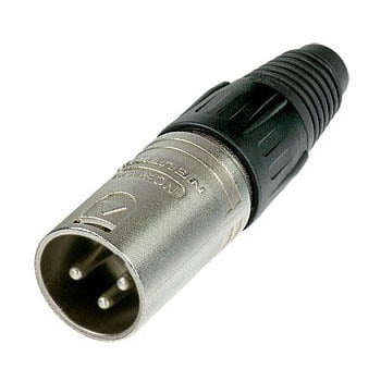 ACCL Neutrik 3 Pin XLR Male Connector NC3MX, 1 Pack