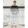 thumbnail image 6 of Men's Soft Cotton Pajama Set with Pockets - 2-Piece Breathable Long Sleeve Sleepwear & Loungewear, Drawstring Waist Comfort Fit,S, 6 of 11
