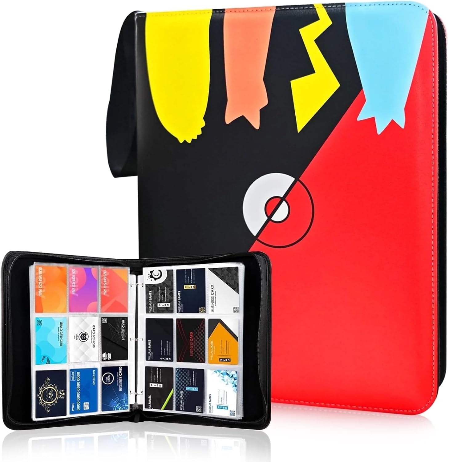 1000 card binder Jumbo 16-Pocket Card Binder – Holds 1000+ Cards main image 0