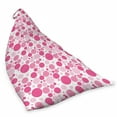 thumbnail image 2 of Pink Polka Dots Lounger Chair Bag, Monotone Print of Circles in Different Sizes on a Plain Backdrop, High Capacity Storage with Handle Container, Lounger Size, Pink Pale Pink White, by Ambesonne, 2 of 5