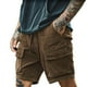 thumbnail image 1 of Pantalones cortos informales ligeros y transpirables para hombre, con cintura elástica, de poliéster, para verano, 1 of 6