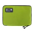 thumbnail image 1 of Sonducket Organizador de cables de datos de nailon, Cable de carga Rectangular con múltiples ranuras, cargador, lector de tarjetas, bolsa de Viajes, Equipaje y Accesorios Varios Verde, 1 of 6