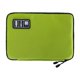 thumbnail image 1 of Sonducket Organizador de cables de datos de nailon, Cable de carga Rectangular con múltiples ranuras, cargador, lector de tarjetas, bolsa de Viajes, Equipaje y Accesorios Varios Verde, 1 of 6