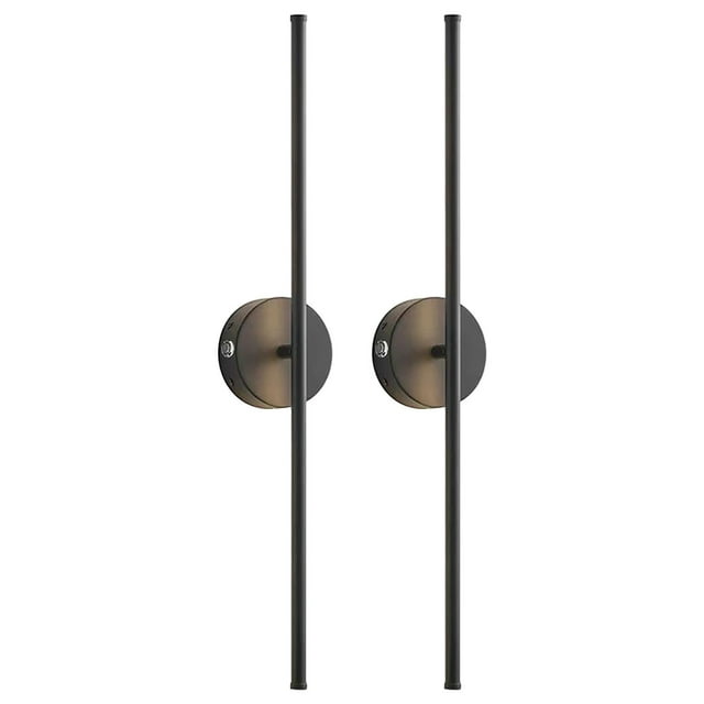 TopLLC 2PC Wireless LED Wall Light - Battery-Powered Magnetic Strip Light With Dimmable And Angle-Tunable Function No Wiring Wall Sconce