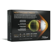 Titleist 2021 Pro V1 Golf Balls, 12 Pack, White