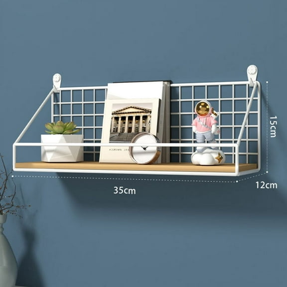 Nvzi -b nail board rack set, metal bracket, display wall organizer, office garage workbench storage tray (white, style 1)