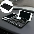 thumbnail image 2 of WMGHA Multifunction Car Anti-Slip Mat Auto Phone Holder, Universal Car Dashboard Mat with Phone Holder in Car, Anti-Slip Universal Phone Holder with Large Pad for Phones Keys Gadgets,10x7.5in, 2 of 9
