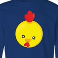 thumbnail image 4 of Inktastic Cute Chicken, Little Chicken, Yellow Chicken Long Sleeve Youth T-Shirt, 4 of 5