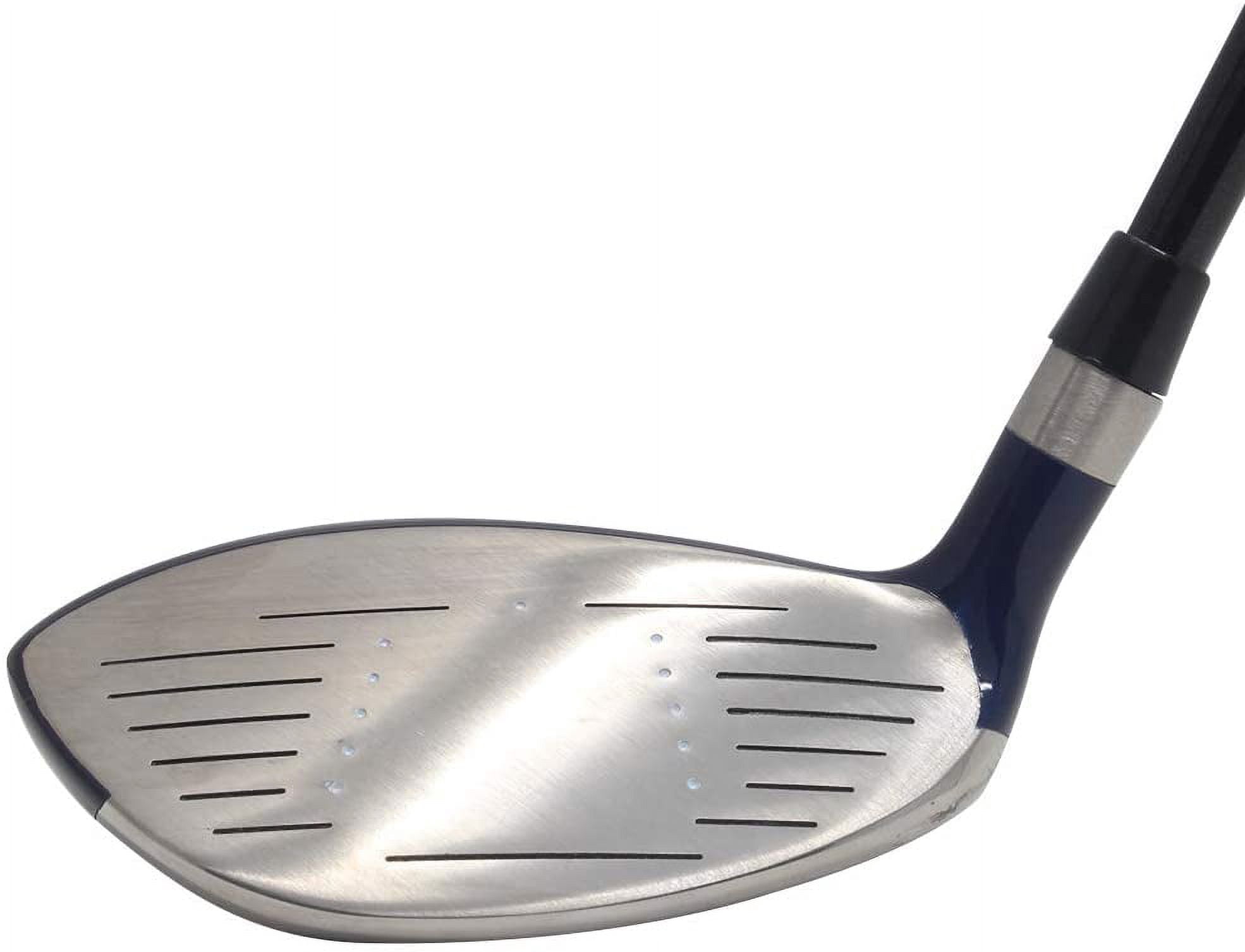 Big & Tall Senior Men's (+1" Longer Than Standard Length) Integra SoooLong 17 Wood Golf Club, Right Handed Senior Flex with Men's Senior Size Black Pro Velvet Grips