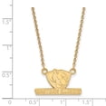 thumbnail image 2 of Solid 14k Yellow Gold Eastern Illinois University Small Pendant with Necklace, 2 of 2