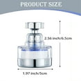 thumbnail image 3 of 360° Rotating Bathroom Faucet Filter Faucet Purifier Heavy And Hard Water Water Faucet Filter For Kitchen And Bathroom Water Purifier For,1X Clearance, 3 of 9