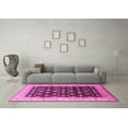 thumbnail image 3 of Ahgly Company Indoor Rectangle Oriental Pink Traditional Area Rugs, 2' x 4', 3 of 4