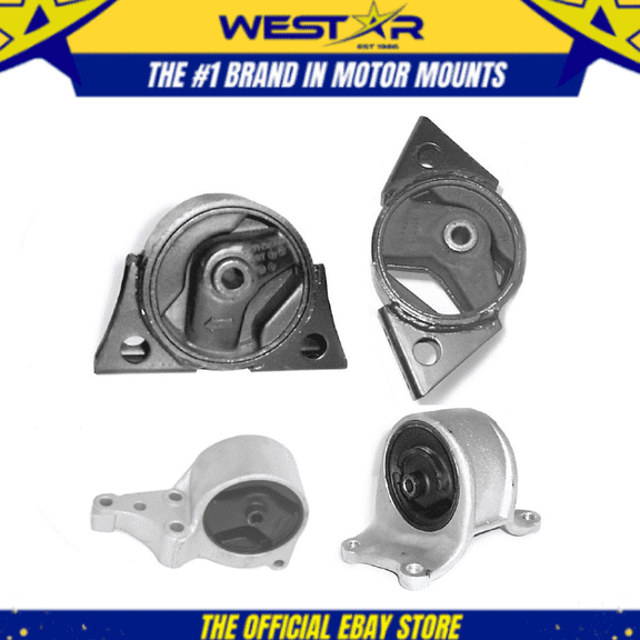 Motor & Trans Mount 4PCS Set Fit 2000-2001 Nissan Altima 2.4L for Auto Trans