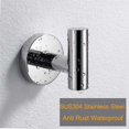 thumbnail image 3 of Porte-serviettes en Chrome Poli SUS304 en Acier Inoxydable, pour Salle de Bain, Armoire, Placard, Éponges, Crochet pour Robe, Mural, Rond, pour Cuisine, Robuste, pour Porte, 2 Packs, 3 of 7