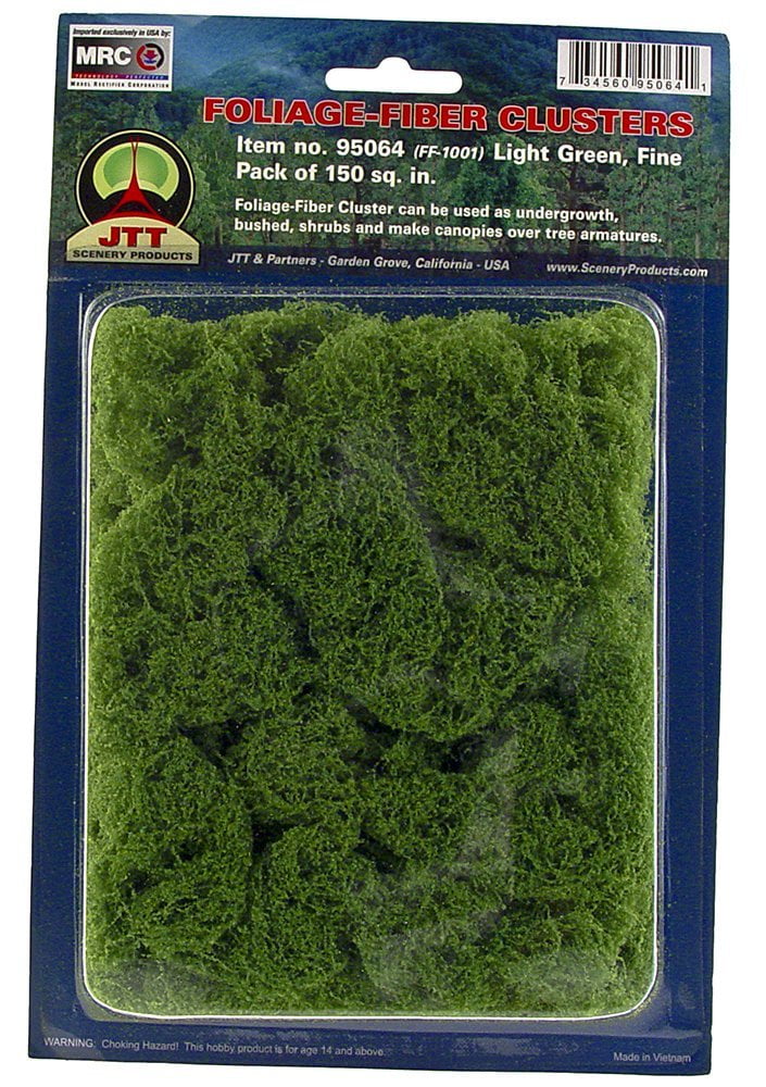 JTT Scenery Dark Green Field Grass 15 gram bag 95087 