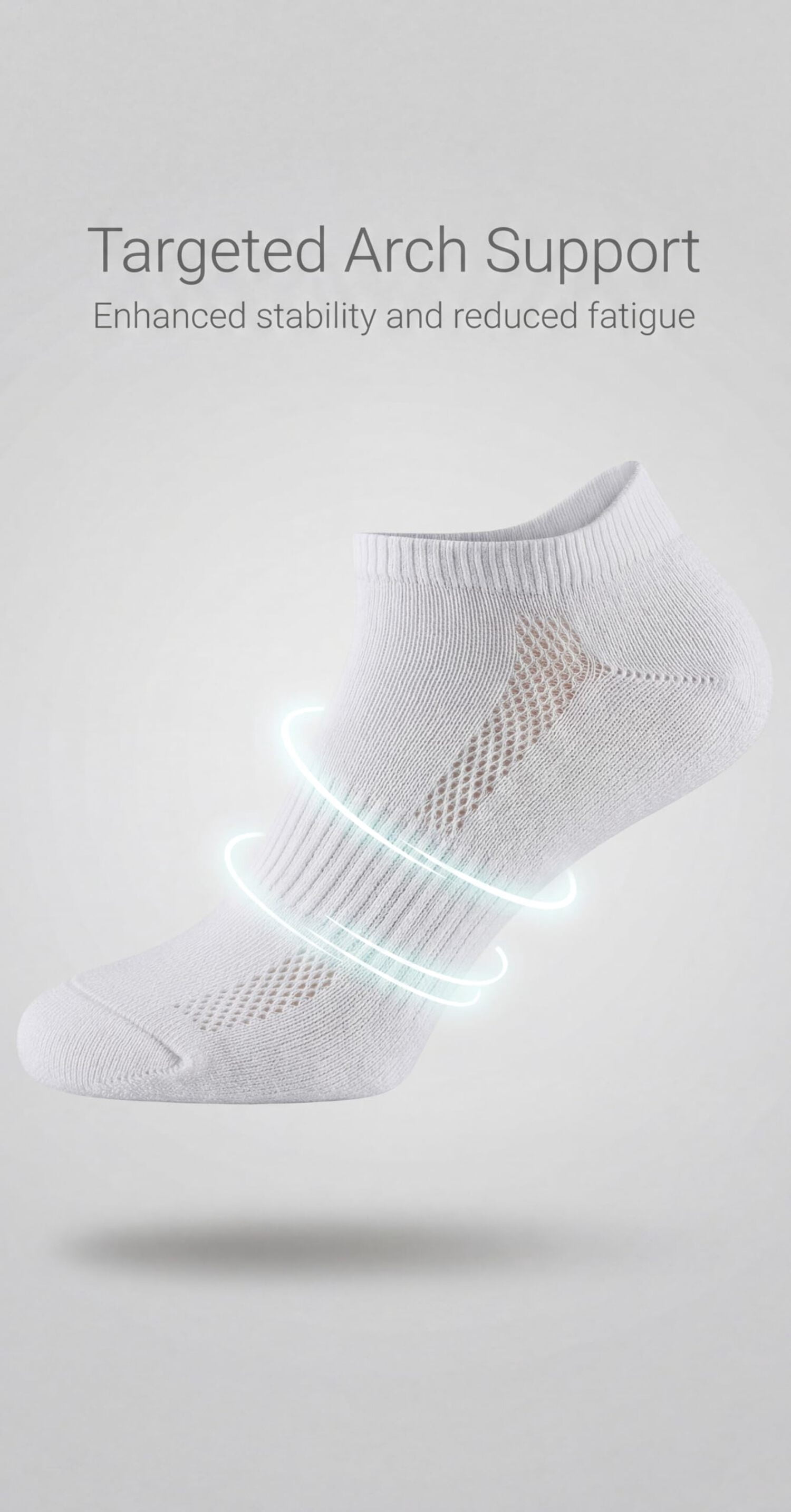 Tipi Toe Women's Sports Ankle Socks with Arch Support 12-Count
