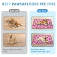 thumbnail image 6 of Leopard Print Reusable Potty Pads for Dogs, 24"x35" Washable Pee Pads with Non-Slip Backing, Ideal for Puppy Crate Training.(Texture/leopard /Geometry, 24" x35" ), 6 of 8