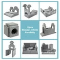 thumbnail image 3 of Modular Kids Play Couch,Kids Couch Building Fort, Kids Couch for Playroom and Bedroom,Toddler Sofa,Toddler Couches That Fold Out,Kids Sofa Couch,Kids Fold Out Couch,Couch for Kids (Grey), 3 of 7