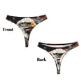 thumbnail image 3 of Fotbe Retro American Eagle A Tanga Sin Costuras para Mujer con Estampado – Panties Invisibles, Transpirables y Cómodos para Uso Diario-Large, 3 of 6