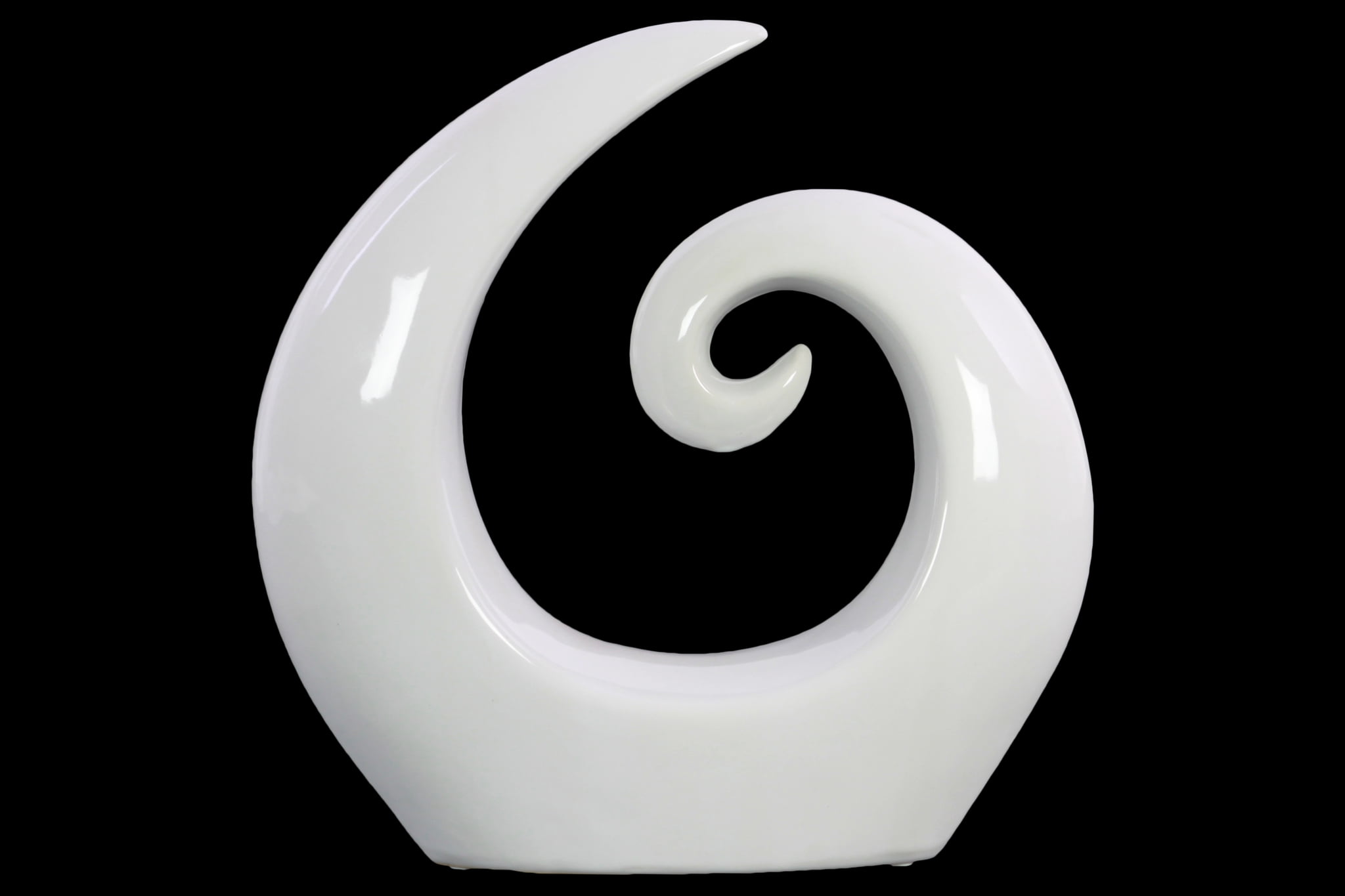 Urban Trends Collection: Ceramic Abstract Sculpture Gloss Finish by Urban Trends Collection