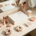 thumbnail image 5 of Fmbmuo Desk Storage Box With Lid , Reusable Card Storage Box Office Storage Boxes With Lids For Bathroom Bedroom Dorm Kitchen Door, 5 of 6
