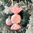 thumbnail image 6 of 58 Pcs 3.15" Pastel Christmas Ball Ornaments Set, Macaron Pink Candy Land Christmas Tree Decorations with Gift Box, Shatterproof Hand-Painted Ornaments for Home Wreath Garland, Holiday Decor, 6 of 8