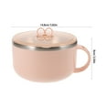thumbnail image 2 of Bol à Soupe en Pierre Médicale 1200 ml Grande Capacité Contenant Alimentaire Bol (Rose), 2 of 8