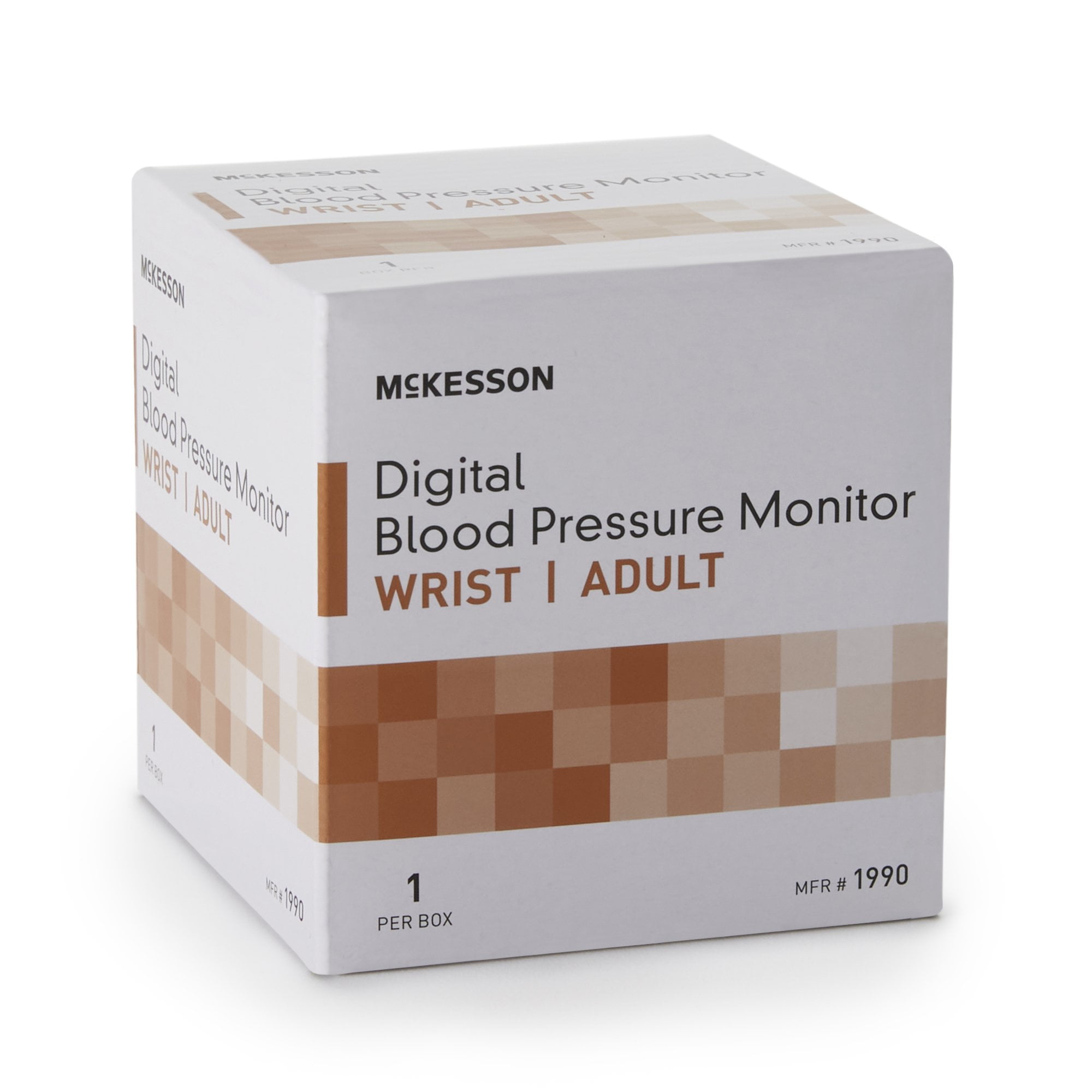 McKesson Digital Blood Pressure Monitor, Automatic Wrist Cuff, 1 Ct