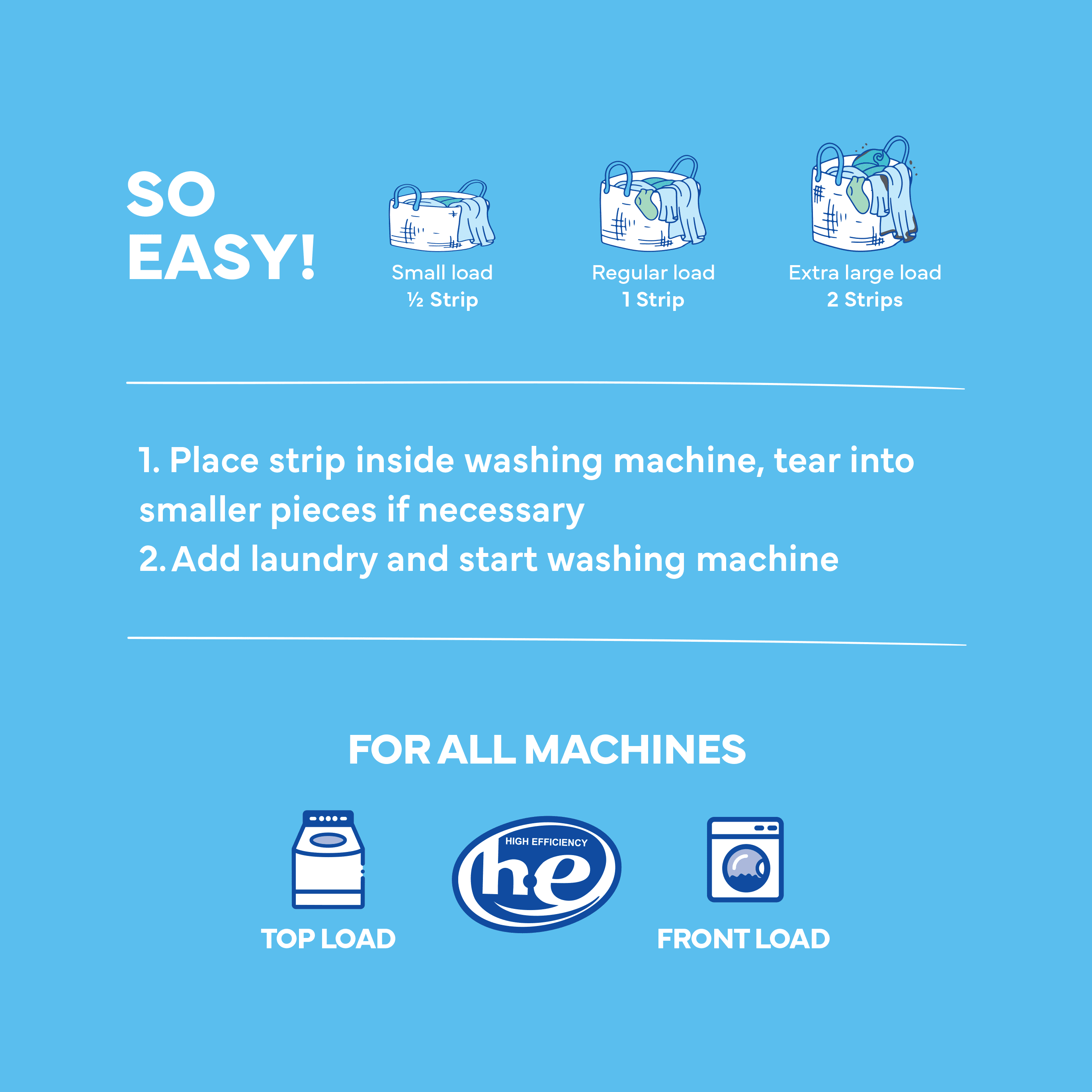 Tru Earth Laundry Detergent Sheets - Fresh Linen Scent - Up to 128 Loads (64 Sheets) - Laundry Detergent Eco-Strips