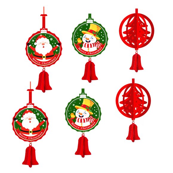Fiudx Colgantes Navideños de Caballo, Decoración Festiva de Tela No Tejida, Adorno Colgante, Alegría Navideña, Mejora El Estado de Ánimo Del Escritorio de Ventana, Bolsa de Regalo, 1 Campana para Col
