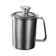 thumbnail image 2 of Taza medidora de acero inoxidable, jarra para espumar leche, accesorios, con asa, 500 ml, 2 of 9