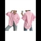 thumbnail image 3 of Camisas de Mujer con Botones, Camisas Formales A Rayas, Mangas Largas, Solapas, Camisas de Oficina, Blusas Polvo de M, 3 of 7