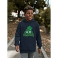 thumbnail image 2 of Lucky Clover - Emoji Poo Graphic Youth's Hoodie, 2 of 4