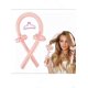 thumbnail image 1 of Diadema con rizador sin calor para cabello largo, rizador grande rosa sin calor para ondas suaves durante la noche., 1 of 5